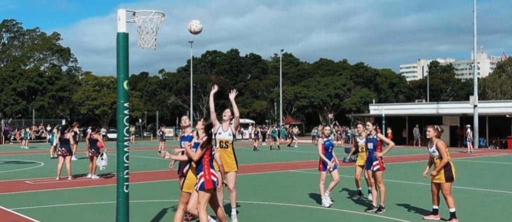 Wilston Netball players in action on the court.