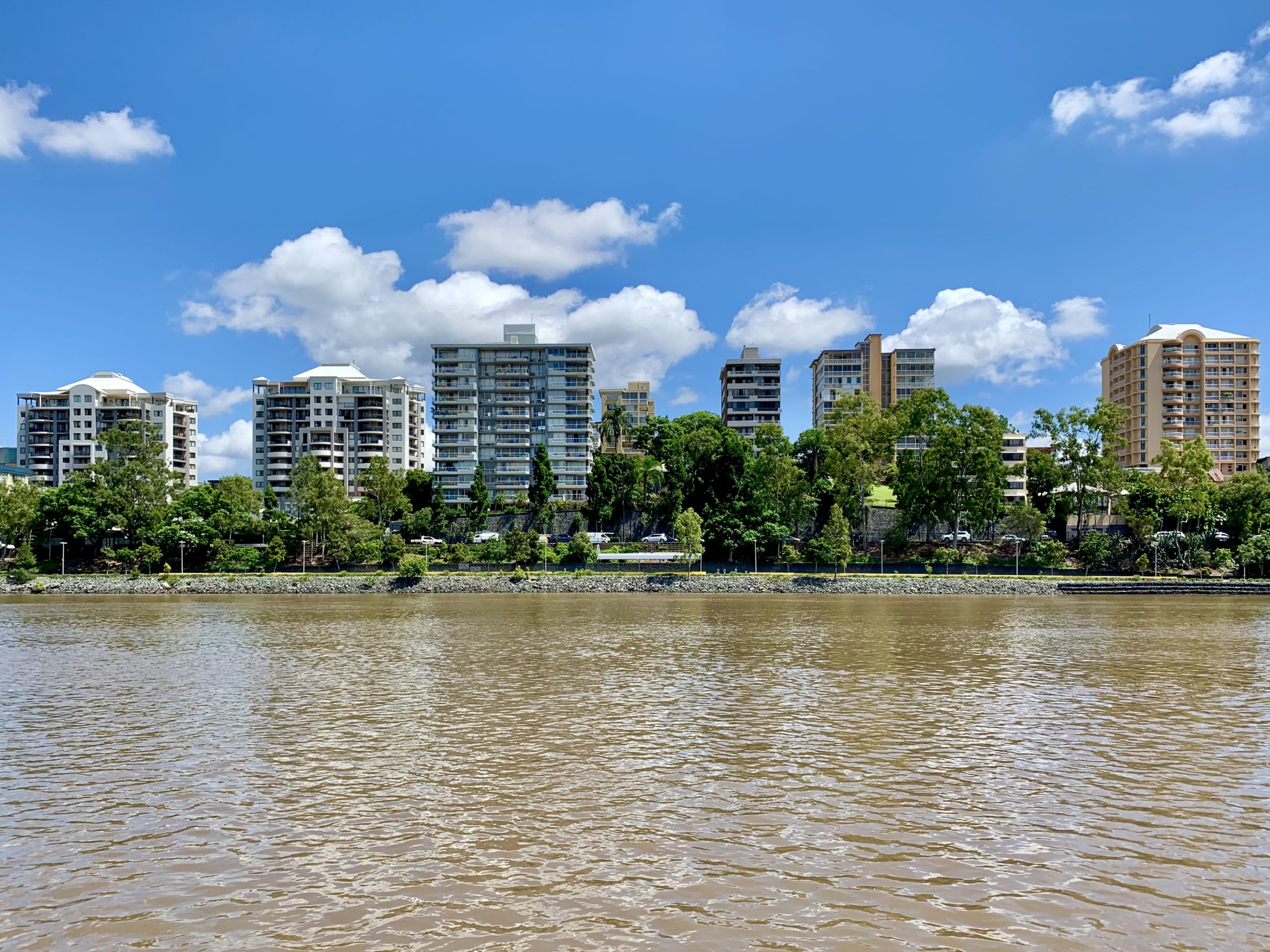 Auchenflower seen from the river, Brisbane