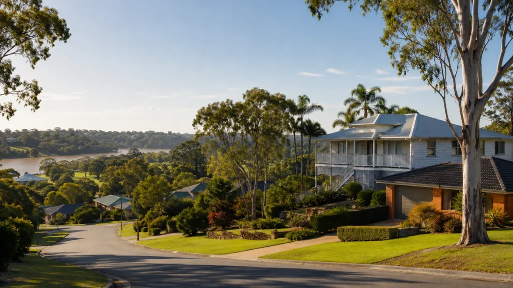 Jindalee Brisbane homes overlooking the Brisbane River.