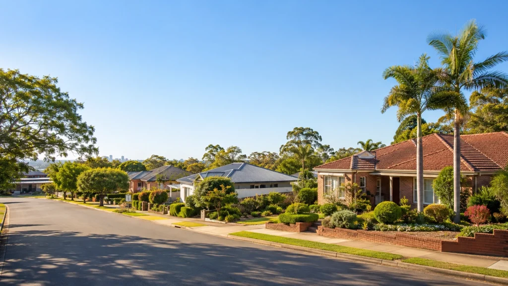 Aspley Brisbane residential street with family homes.